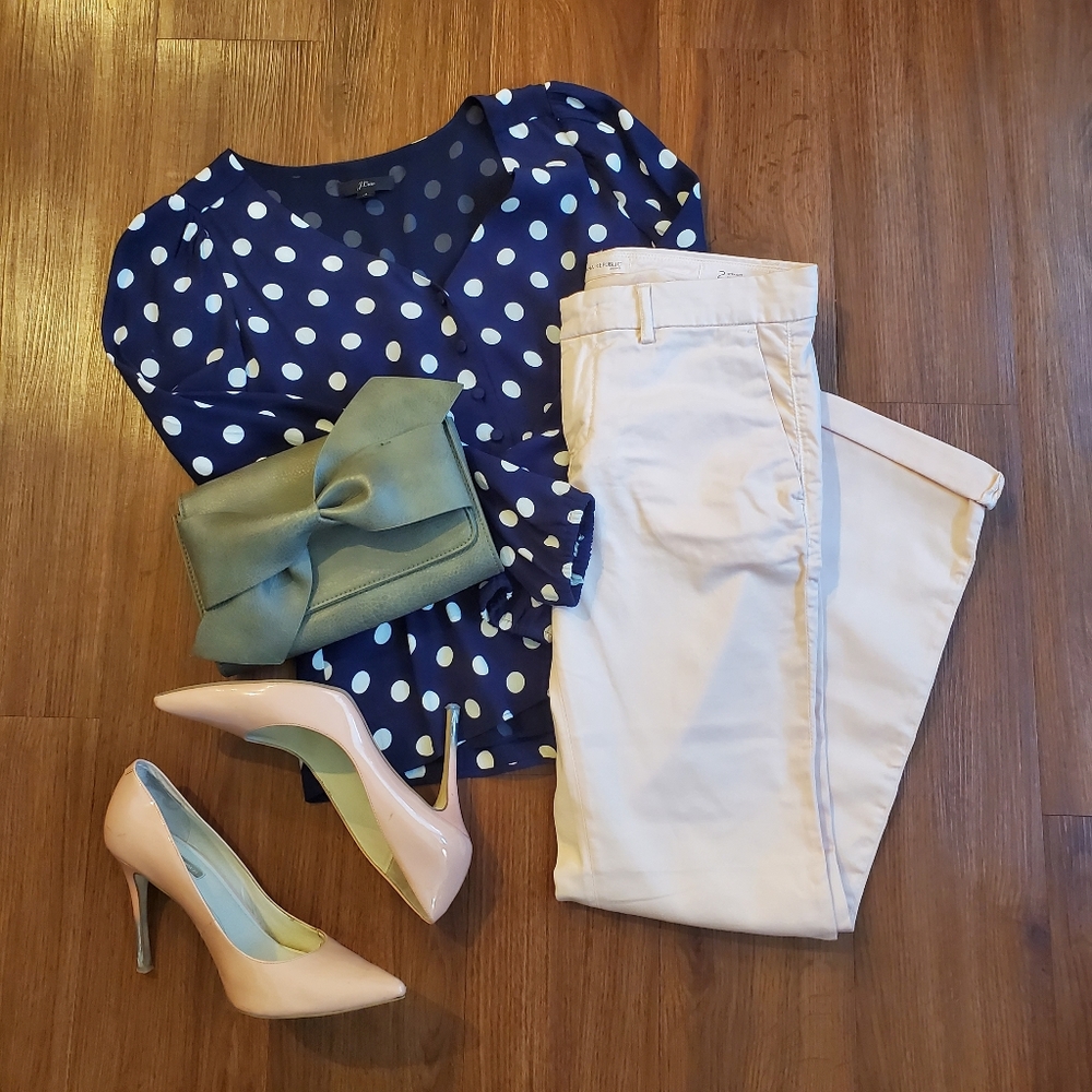 Banana Republic Straight Leg Light Pink Chino
